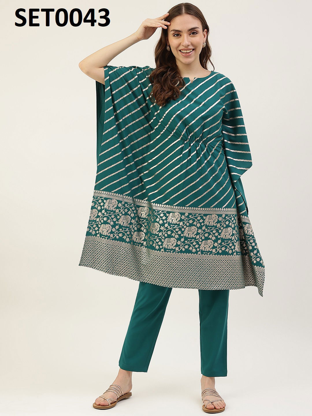 Fiorra SET0000 06 Designer Kaftan Kurti With Bottom Wholesale Clothing Suppliers In India
